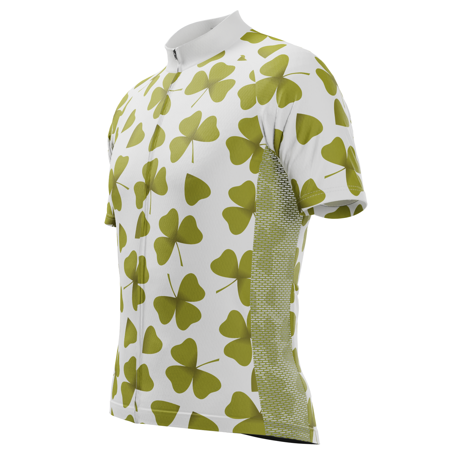 Men's Three Leaf Clover Short Sleeve Cycling Jersey