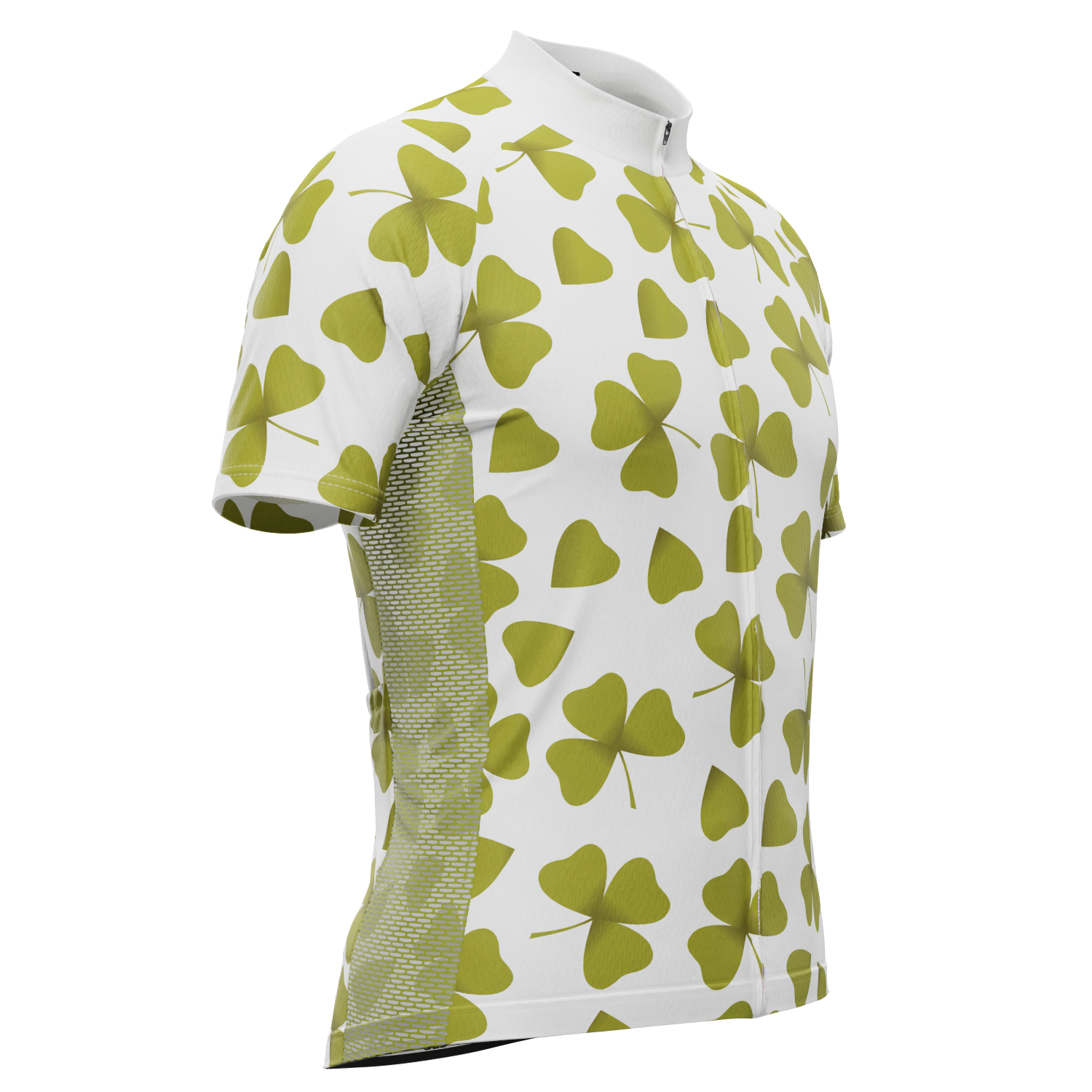Men's Three Leaf Clover Short Sleeve Cycling Jersey