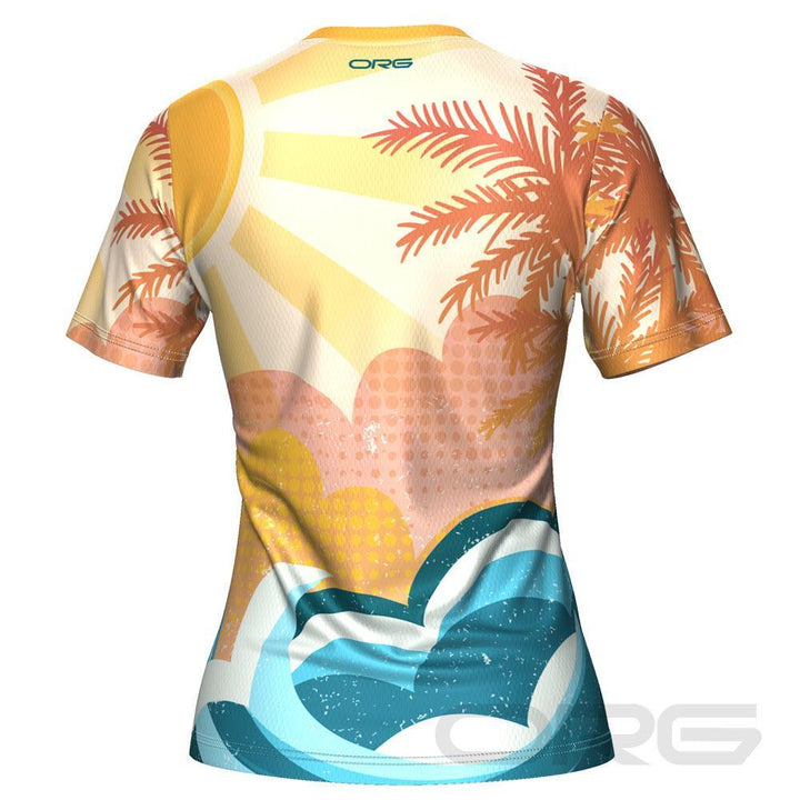 ORG Tropical Sunrise Women's Technical Running Shirt