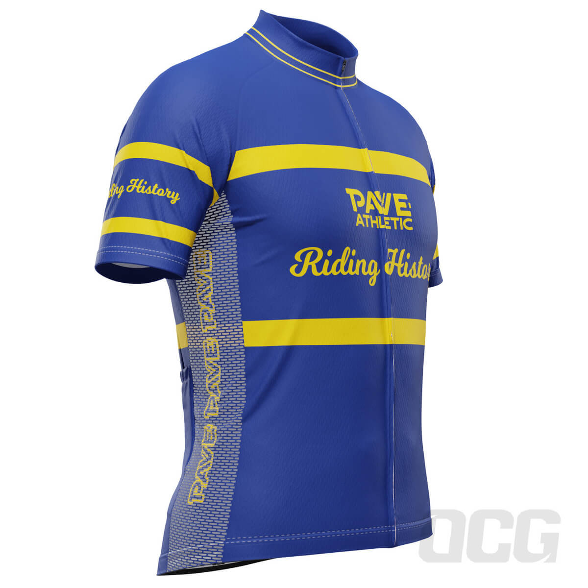 Men's PAVE Athletic Retro Zandegu Short Sleeve Cycling Jersey