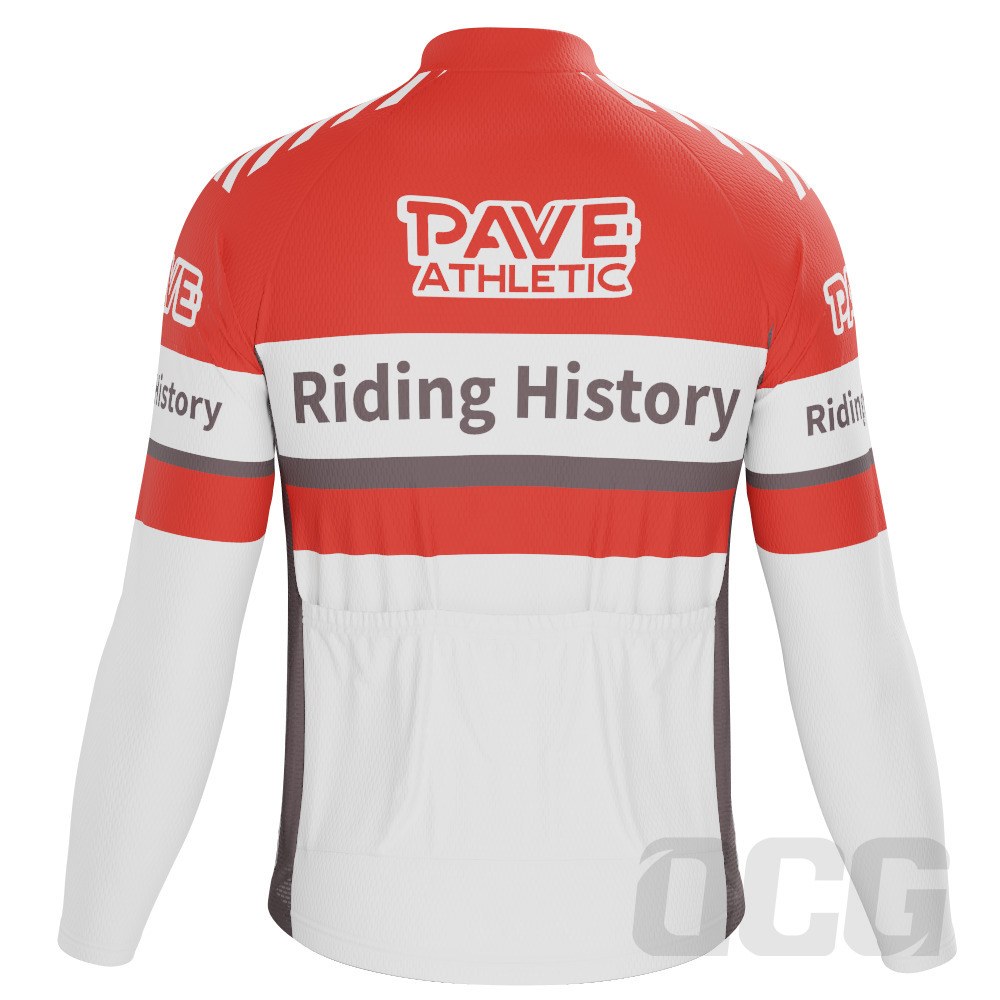 PAVE Athletic Banker Retro Long Sleeve Cycling Jersey