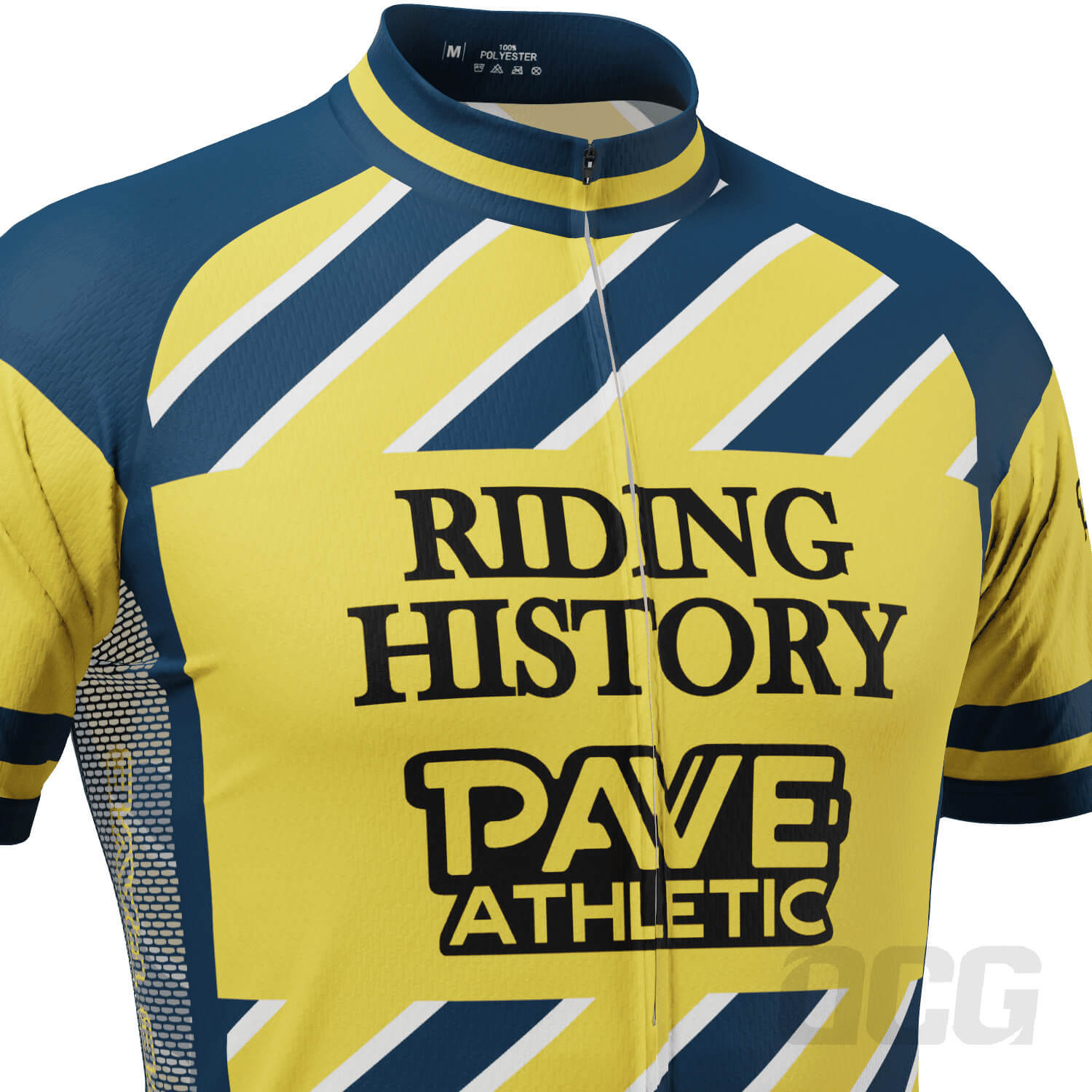 Men's PAVE Athletic Banque Retro Short Sleeve Cycling Jersey