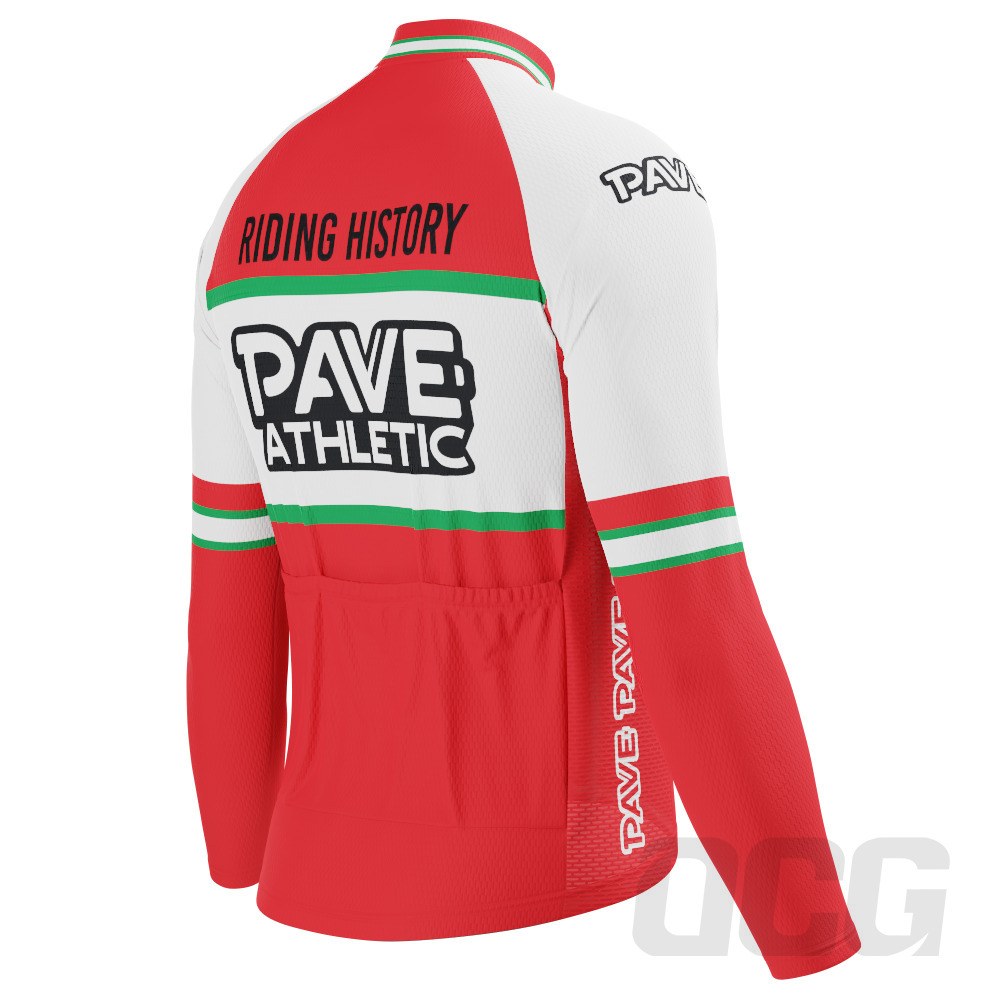 PAVE Athletic Gaseosa Retro Long Sleeve Cycling Jersey