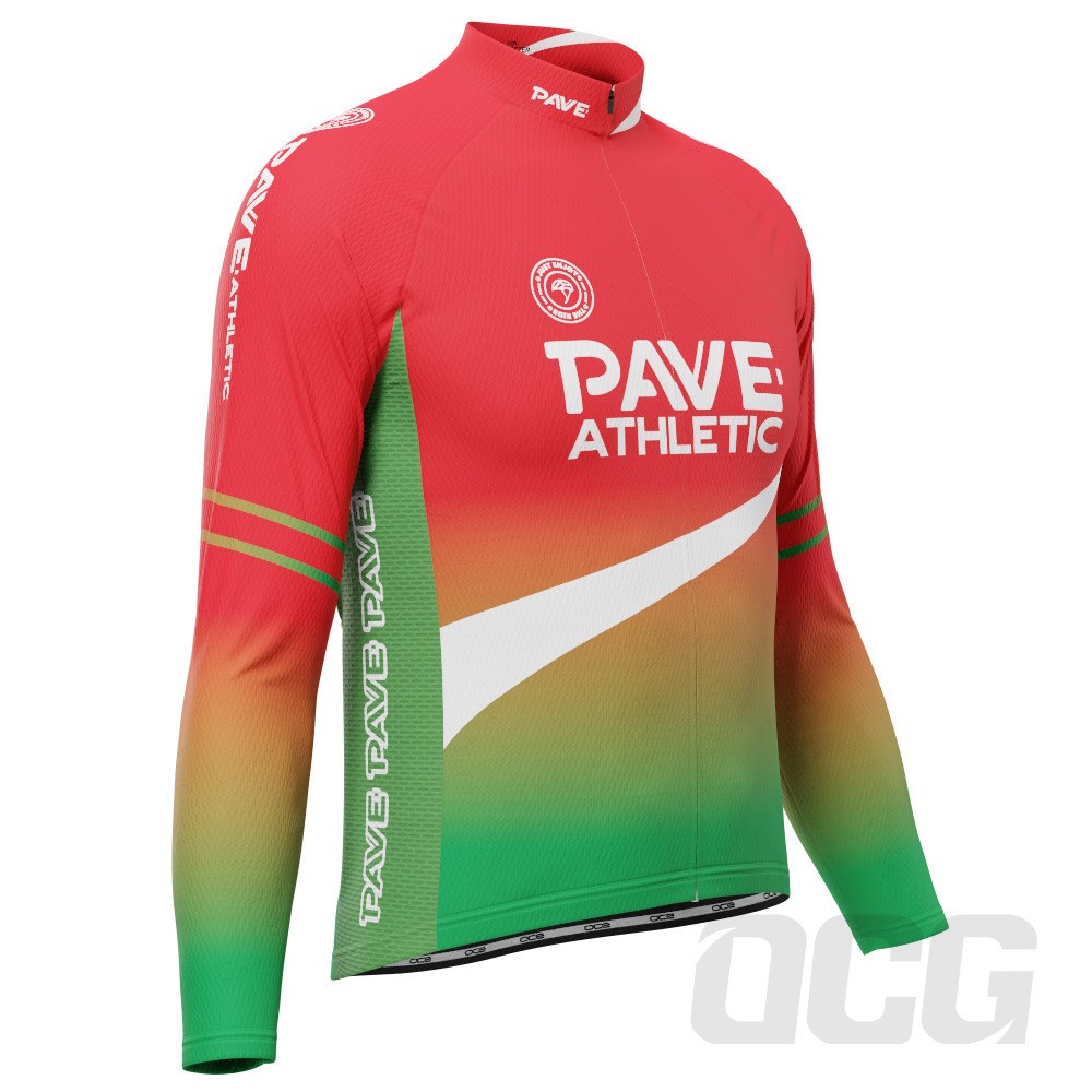 PAVE Athletic Modern Gaseosa Long Sleeve Cycling Jersey