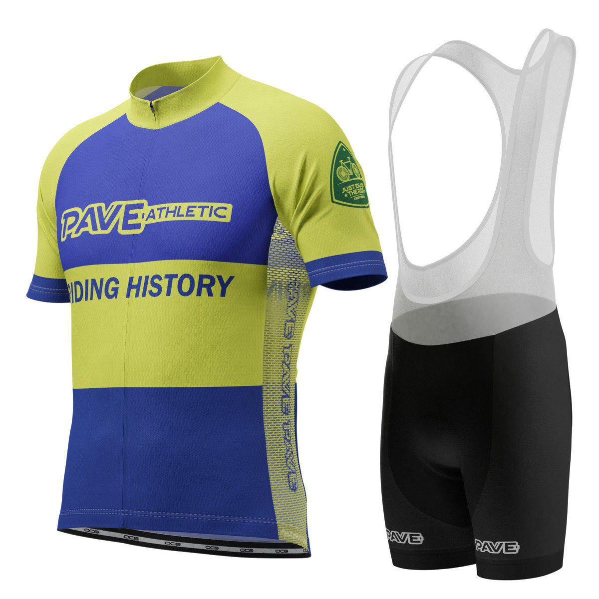 PAVE Athletic Retro Rubber Road Short Sleeve Cycling Kit