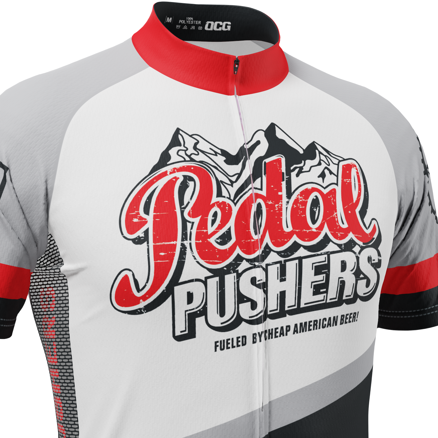 Men's Retro Pedal Pushers Short Sleeve Cycling Jersey