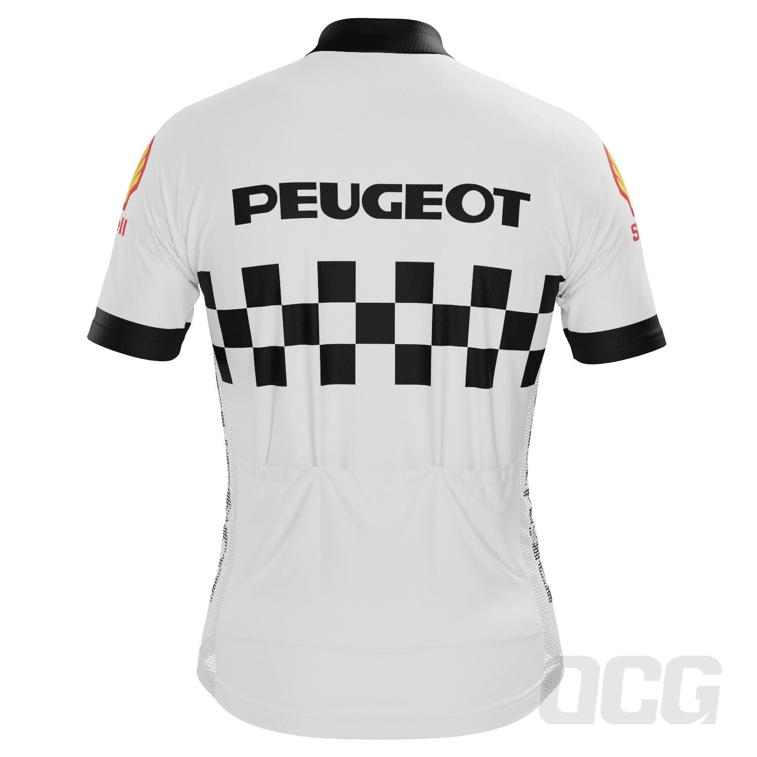 Men's Peugeot Shell Retro 1983 Short Sleeve Cycling Jersey