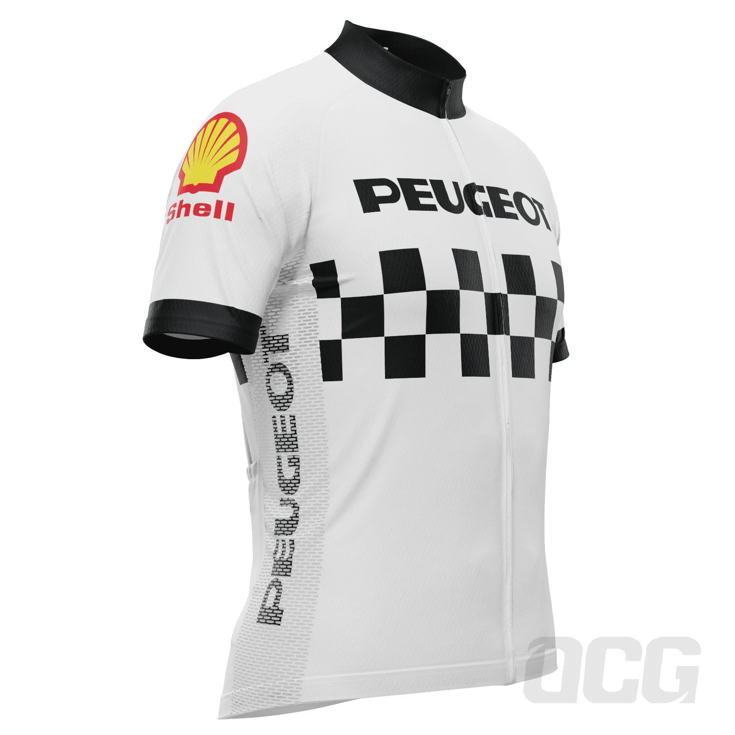 Men's Peugeot Shell Retro 1983 Short Sleeve Cycling Jersey