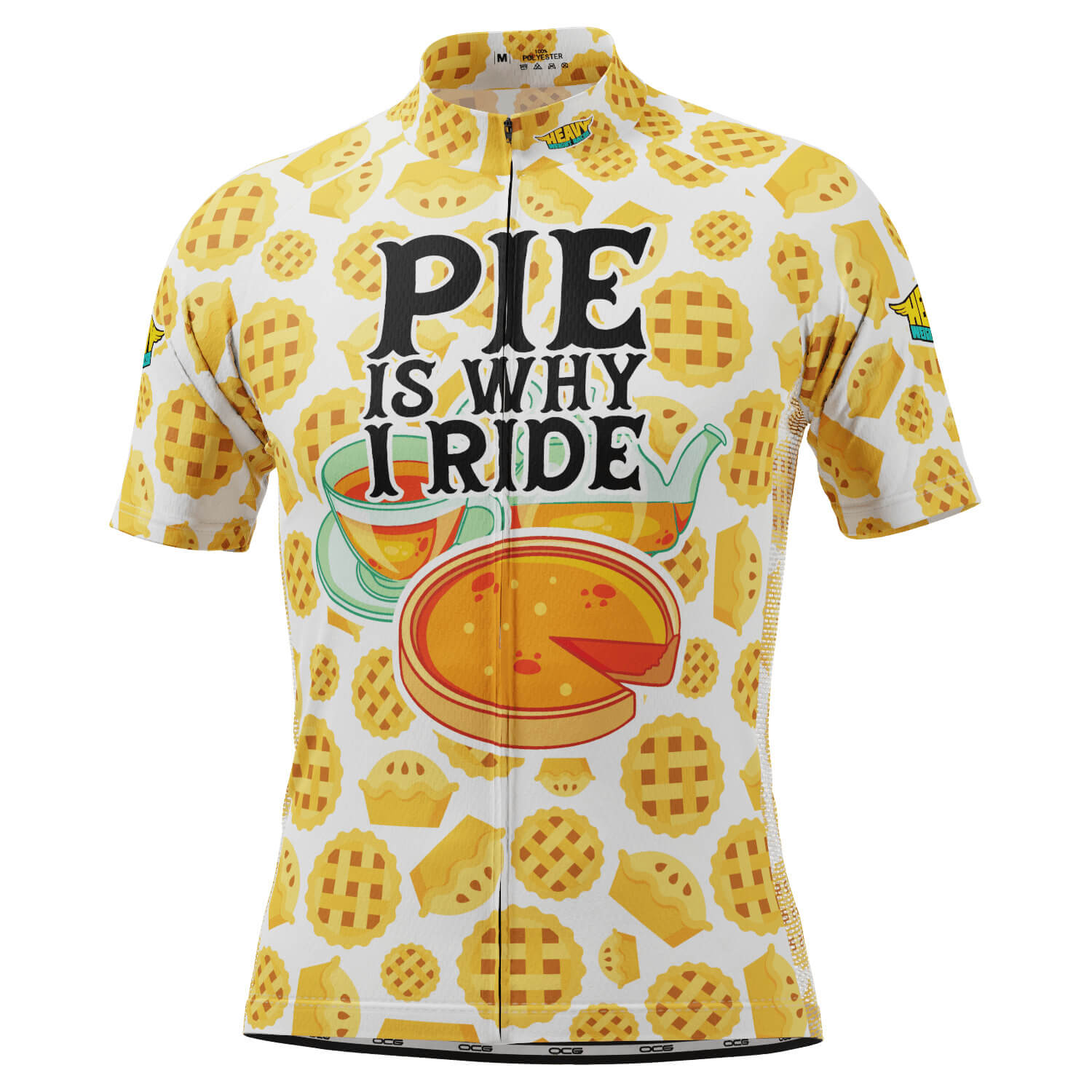 Men's Pie is Why I Ride Short Sleeve Cycling Jersey