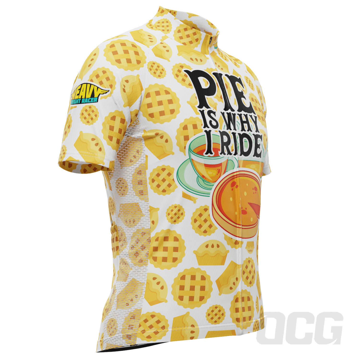 Men's Pie is Why I Ride Short Sleeve Cycling Jersey