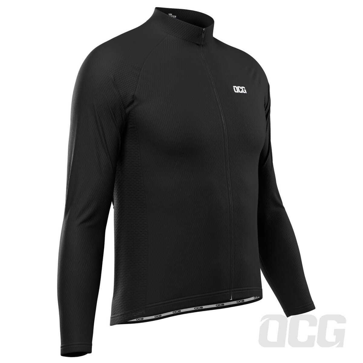 Men's OCG Basic Colors Long Sleeve Cycling Jersey