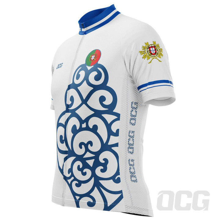 Men's Lusitanian Portugal Short Sleeve Cycling Jersey
