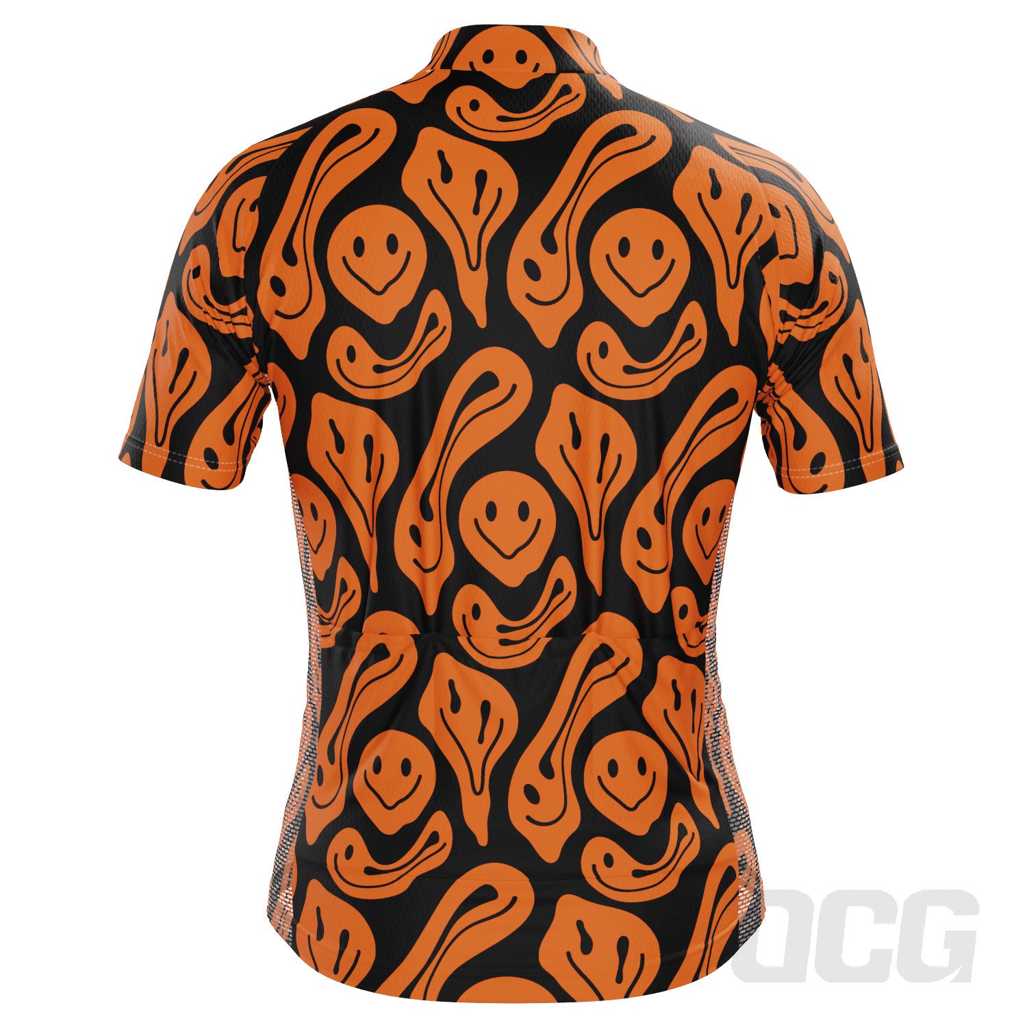 Men's Psychedelic Ghosts Short Sleeve Cycling Jersey