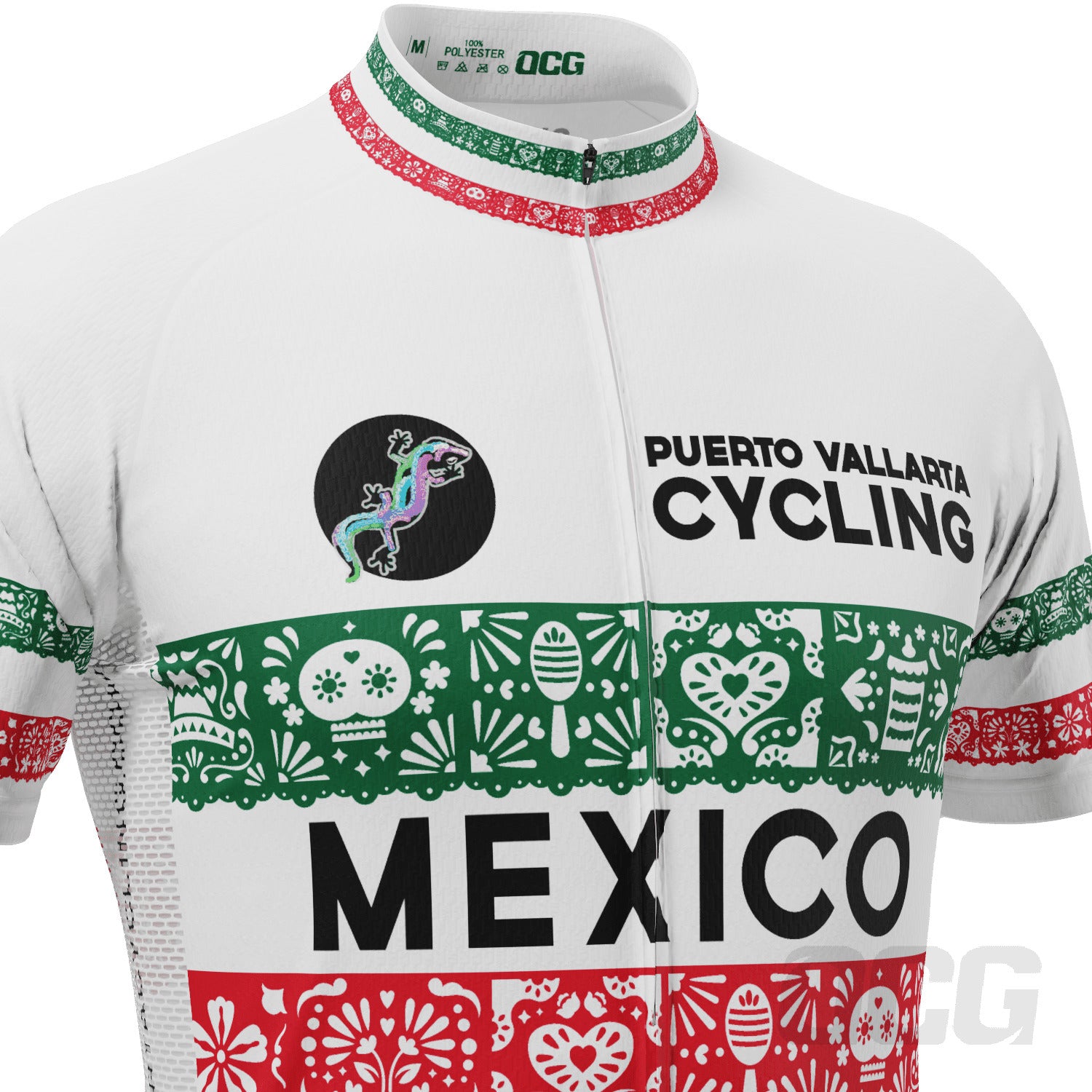 Men's Puerto Vallarta Cycling Mexico Short Sleeve Cycling Jersey