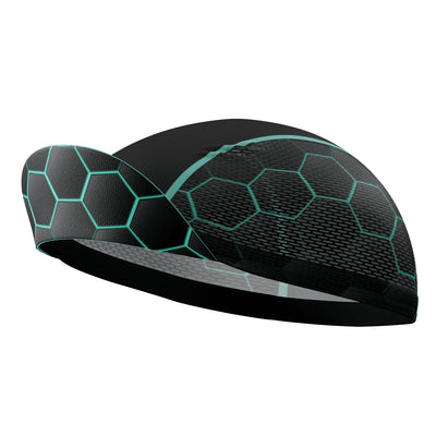 Unisex Neon Hexagon Cycling Cap