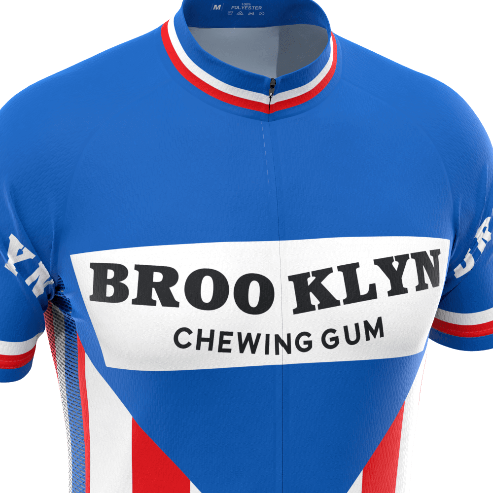 Brooklyn chewing gum cycling top jersey