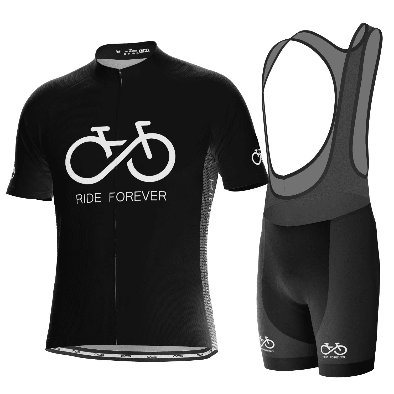 Men's Ride Forever Infinity 2 Piece Cycling Kit