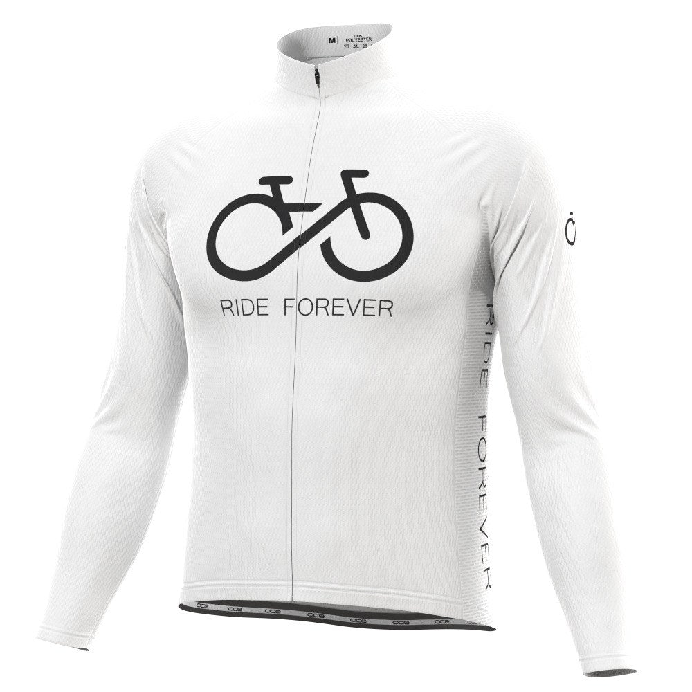 Men's Ride Forever Infinity Long Sleeve Cycling Jersey
