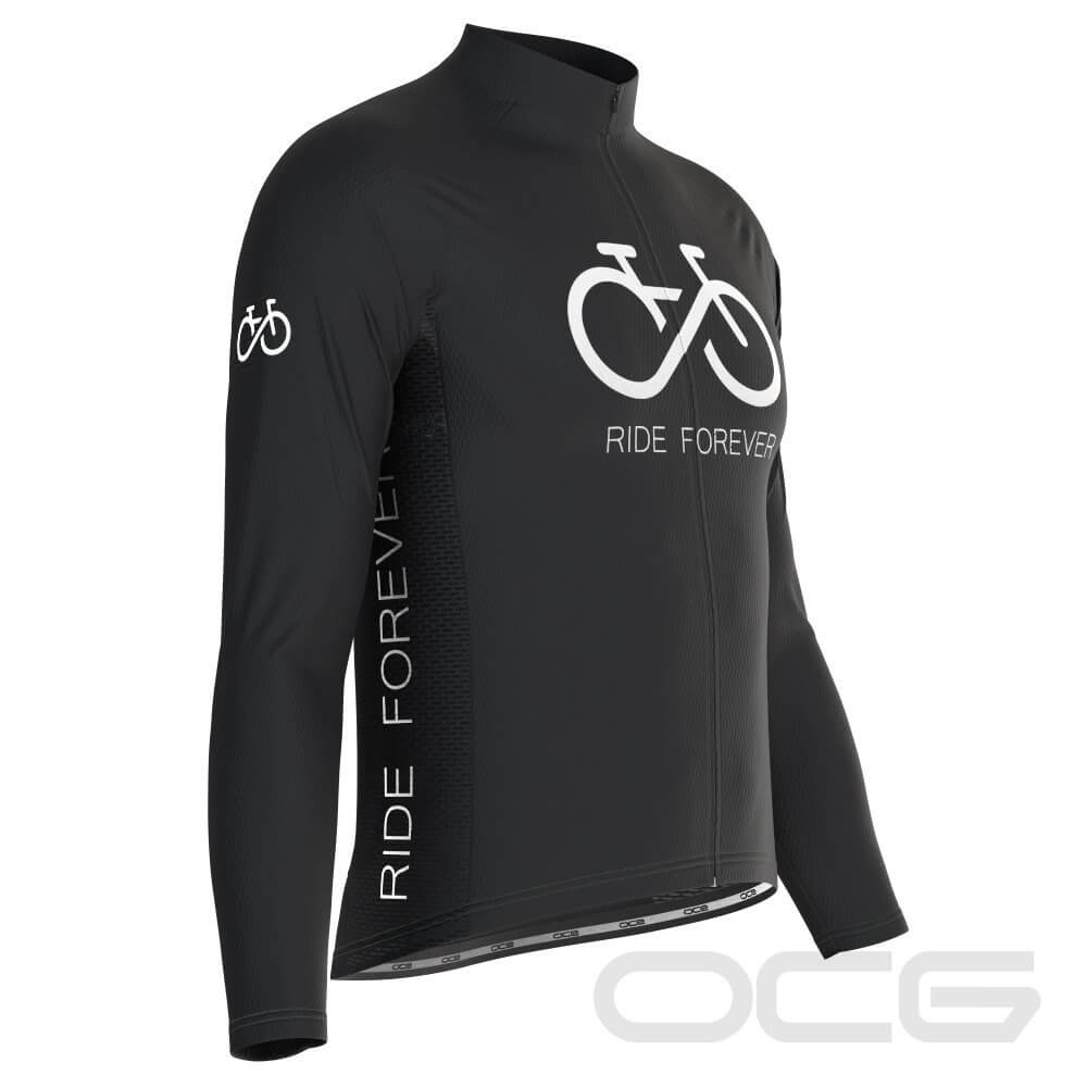 Men's Ride Forever Infinity Long Sleeve Cycling Jersey