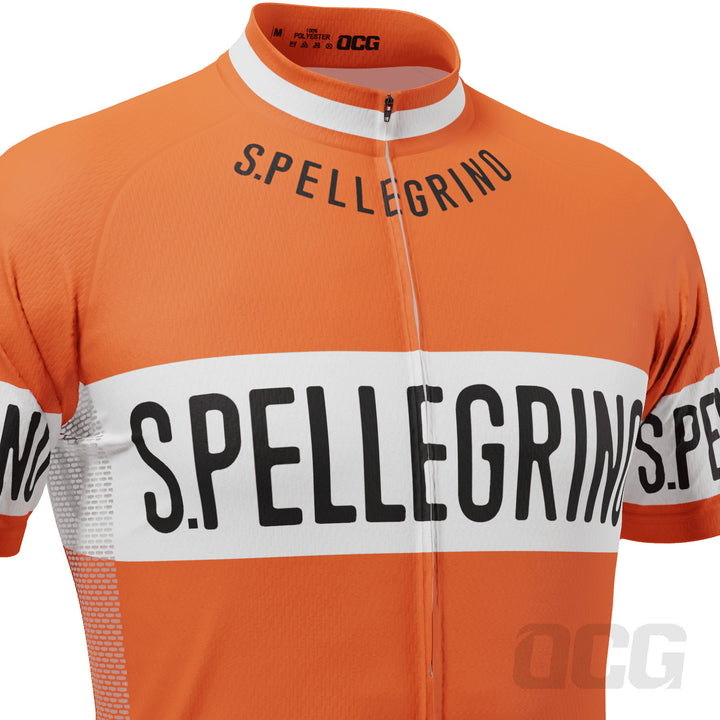 Retro Men's 1976 San Pellegrino cycling jersey Quick-dry