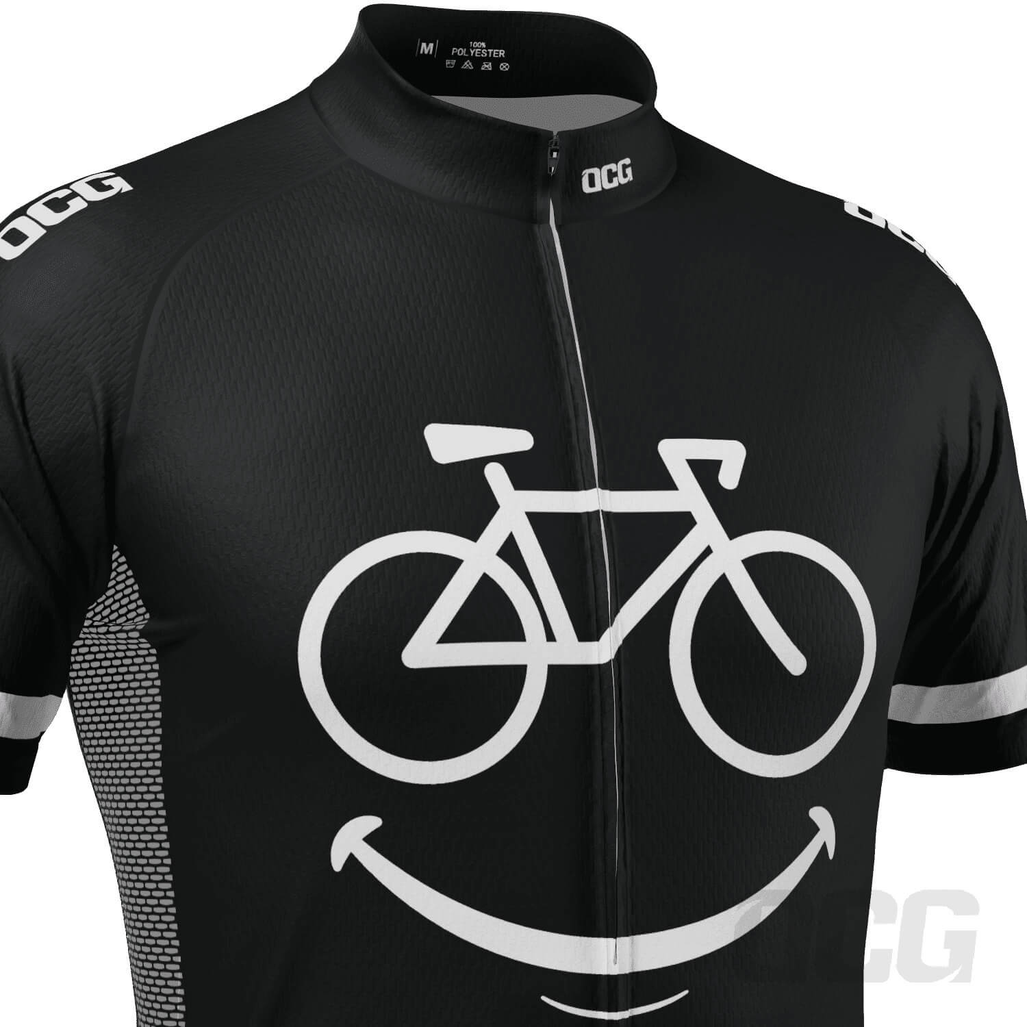 Men's Smiling Bike Short Sleeve Cycling Jersey