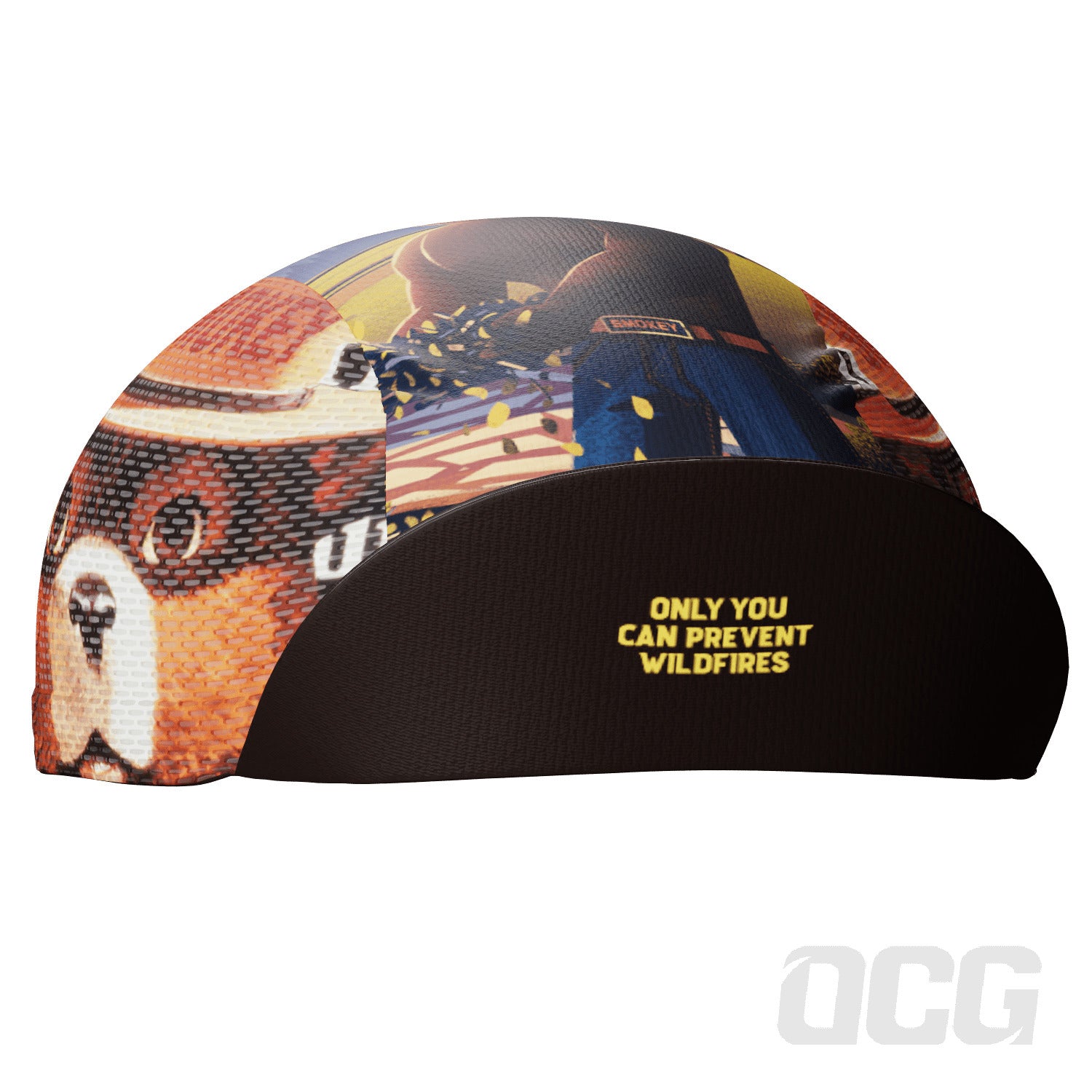 Unisex Smokey Bear Prevent Wildfires Country Quick Dry Cycling Cap