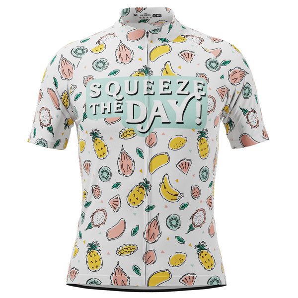 Men's Squeeze The Day Short Sleeve Cycling Jersey