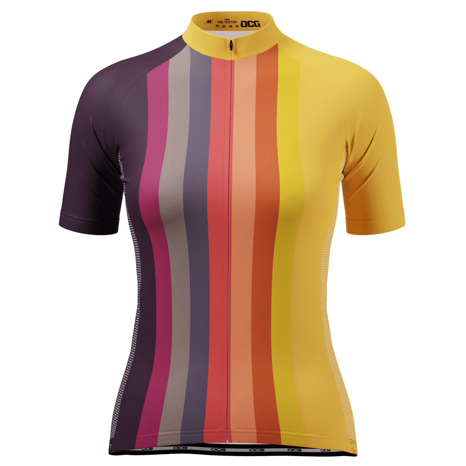 Women's Sunburnt Rainbow Short Sleeve Cycling Jersey