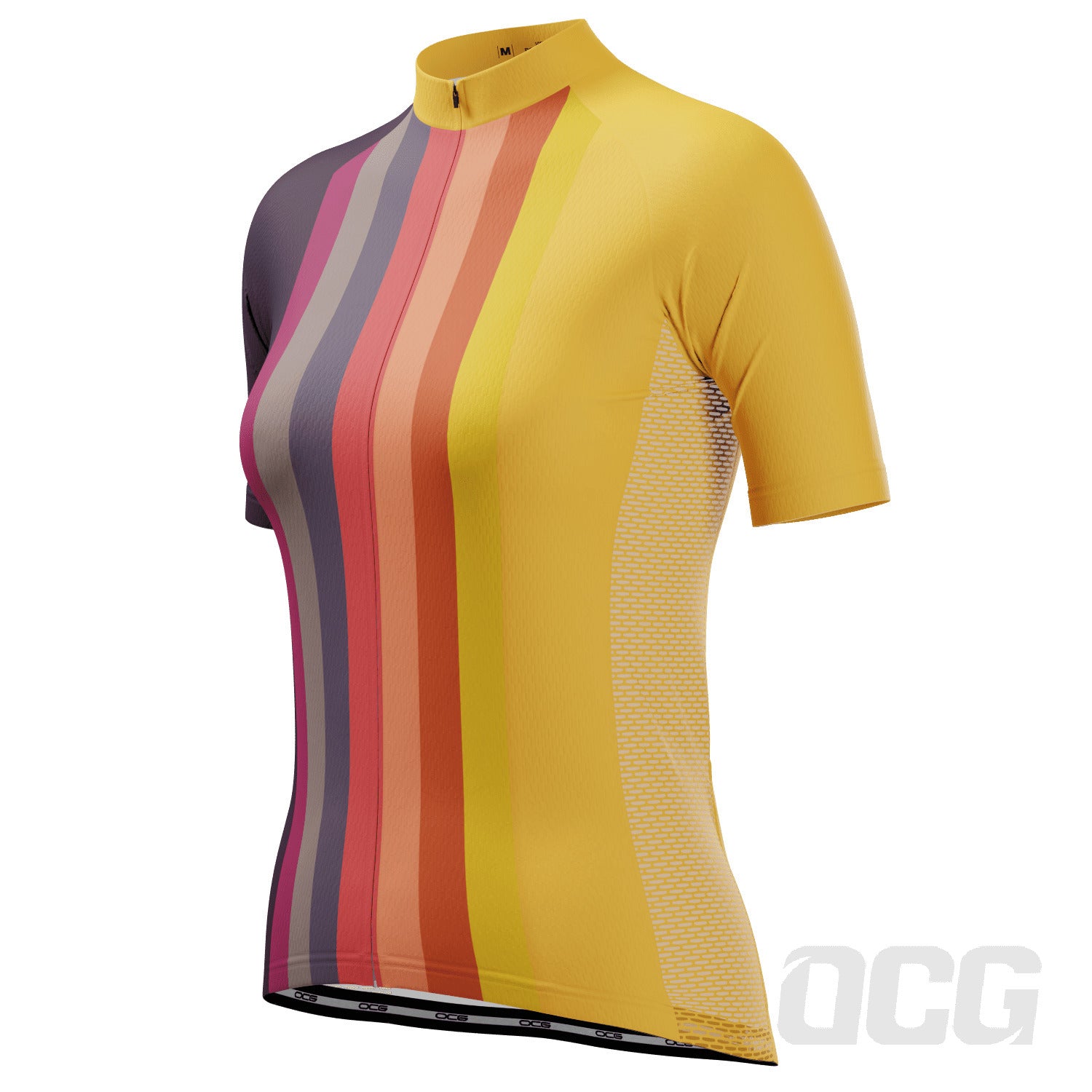 Women's Sunburnt Rainbow Short Sleeve Cycling Jersey