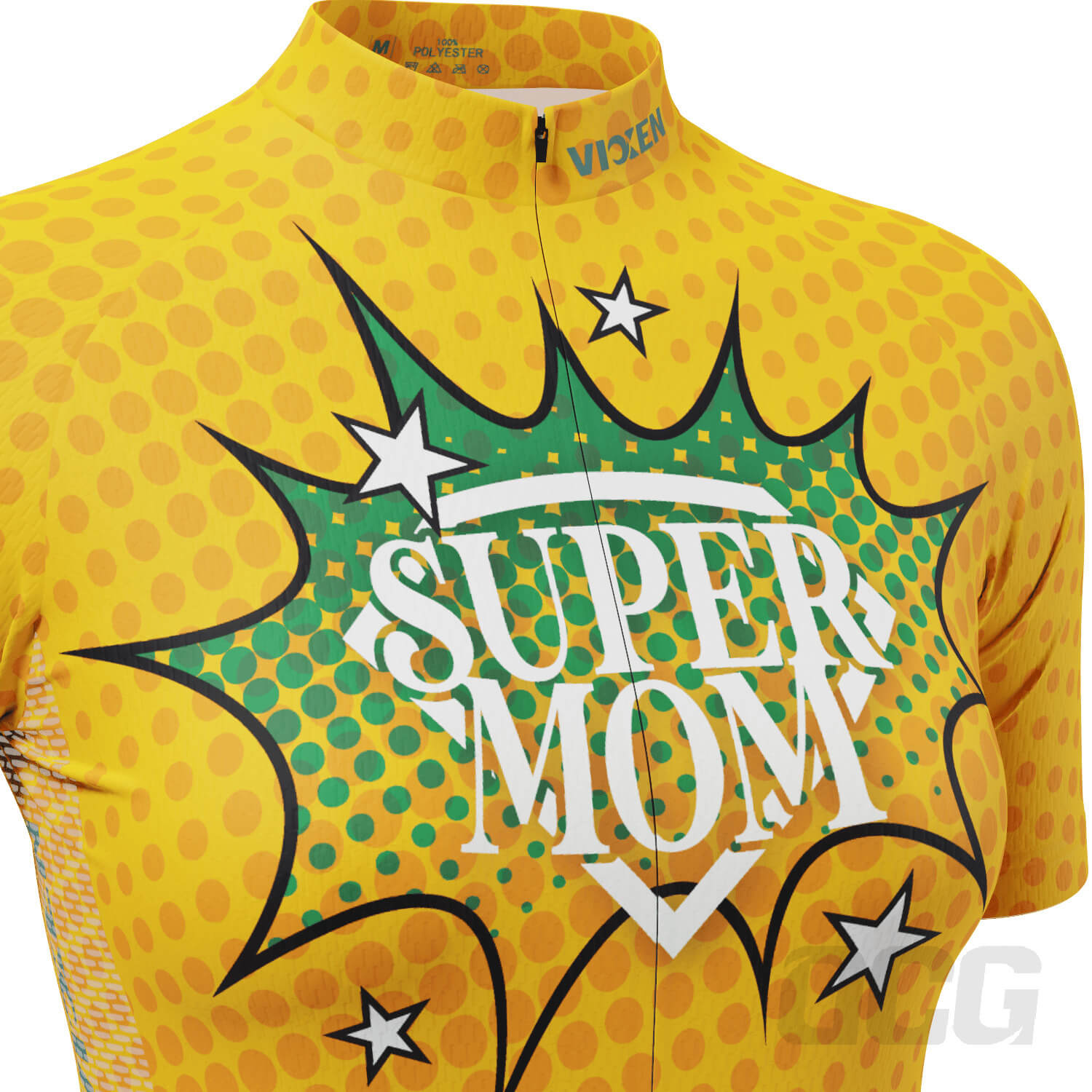 Women's Super Mom Short Sleeve Cycling Jersey
