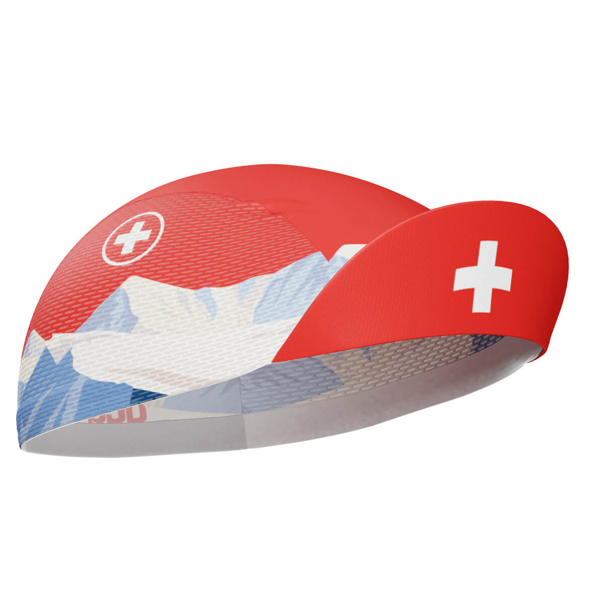 Unisex Swiss Alps Switzerland National Flag Quick Dry Cycling Cap