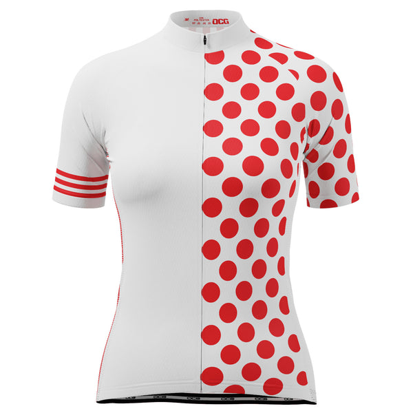 Women's Tour de France King of The Mountain Short Sleeve Cycling Jersey
