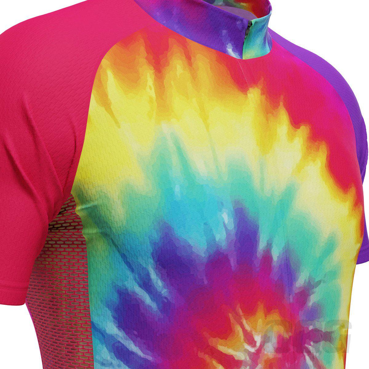 Men's Tie Dye Short Sleeve Cycling Kit
