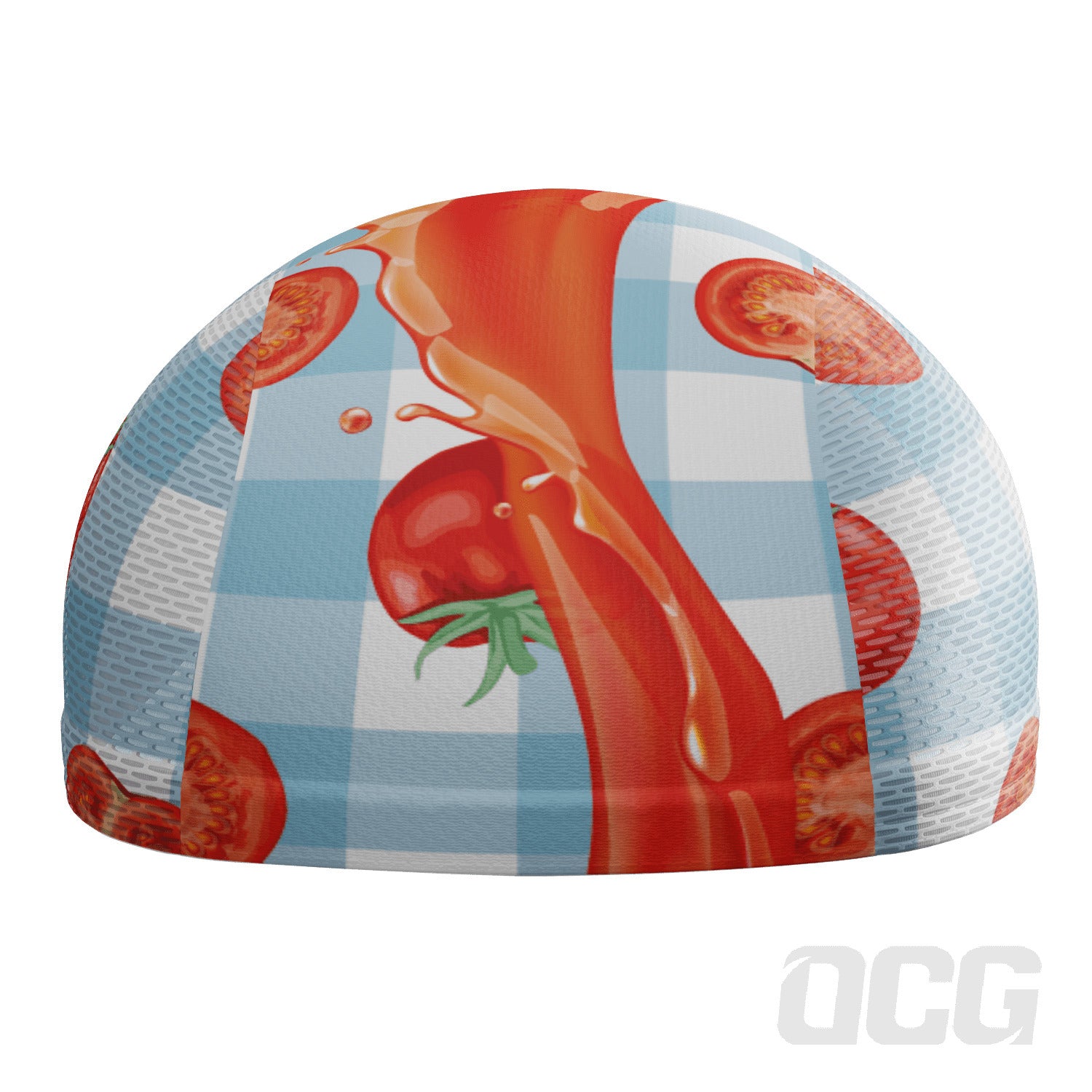 Unisex Tomato Sauce Table Cloth Quick Dry Cycling Cap