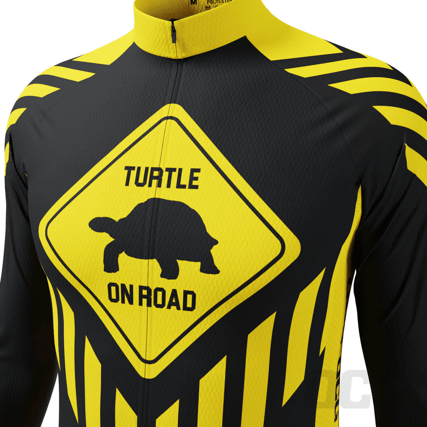 Men's Turtle on Road Long Sleeve Cycling Jersey