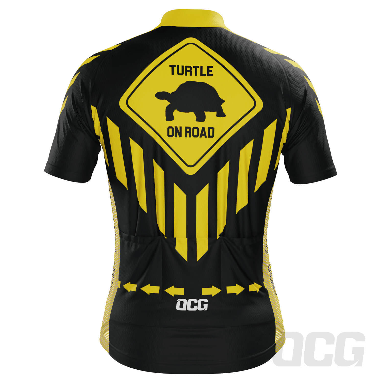 Men's Turtle on Road Short Sleeve Cycling Jersey