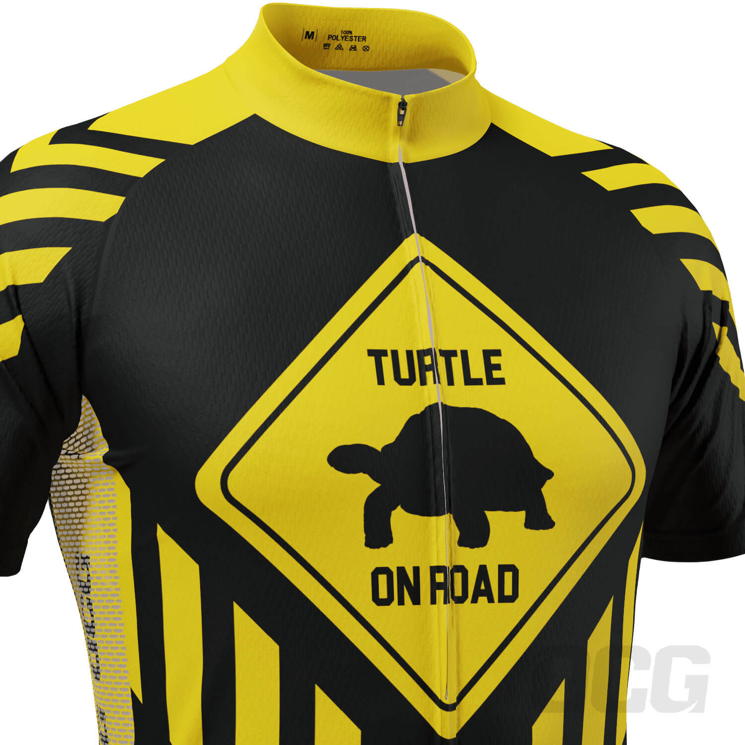 Men's Turtle on Road Short Sleeve Cycling Jersey