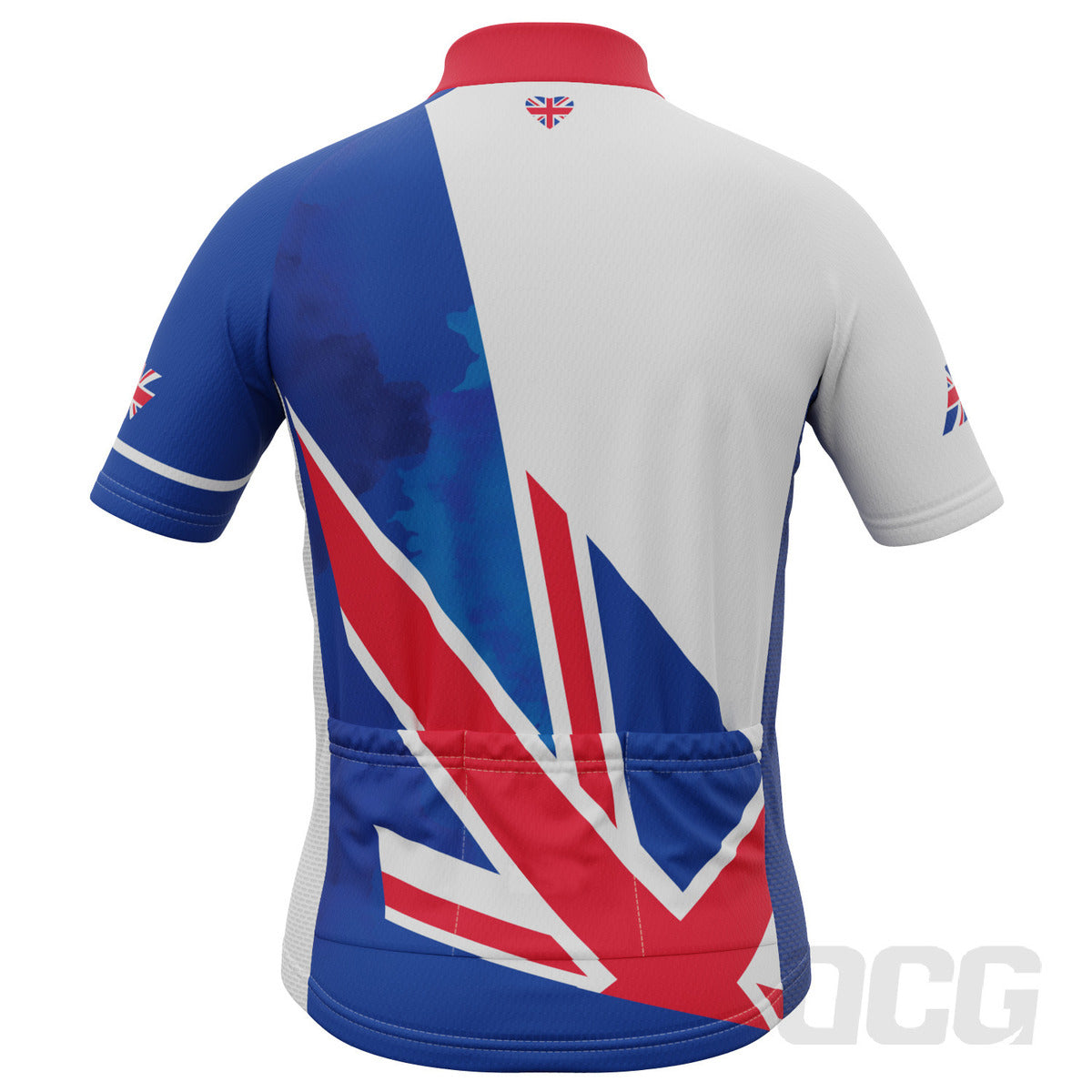 Kid's UK Badge Union Jack National Flag Short Sleeve Cycling Jersey