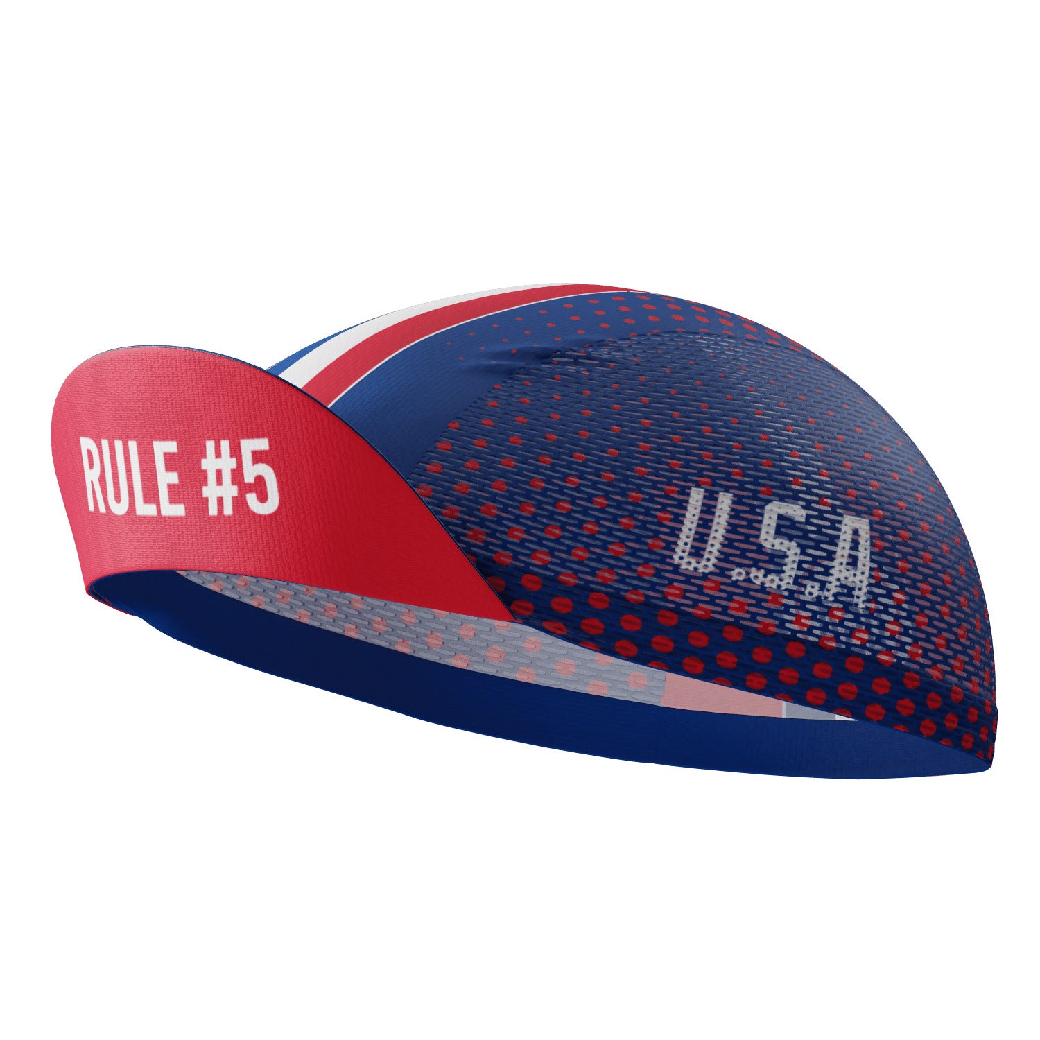 Unisex Custom World Countries Team USA Icon Quick Dry Cycling Cap