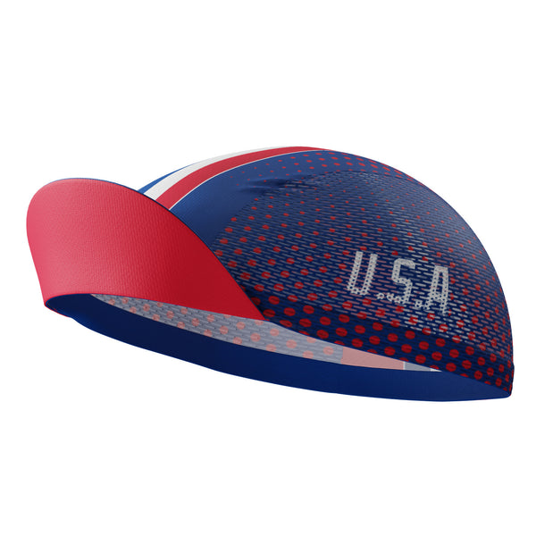 Unisex World Countries Team USA Icon Quick Dry Cycling Cap