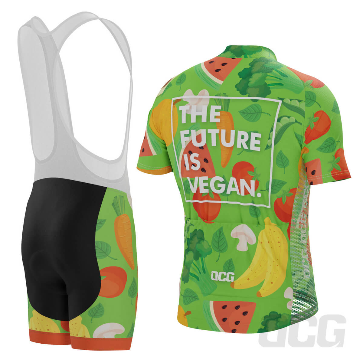 Men's The Future is Vegan 2 Piece Cycling Kit