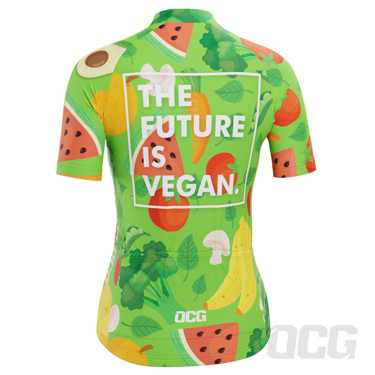 Women's The Future is Vegan Short Sleeve Cycling Jersey