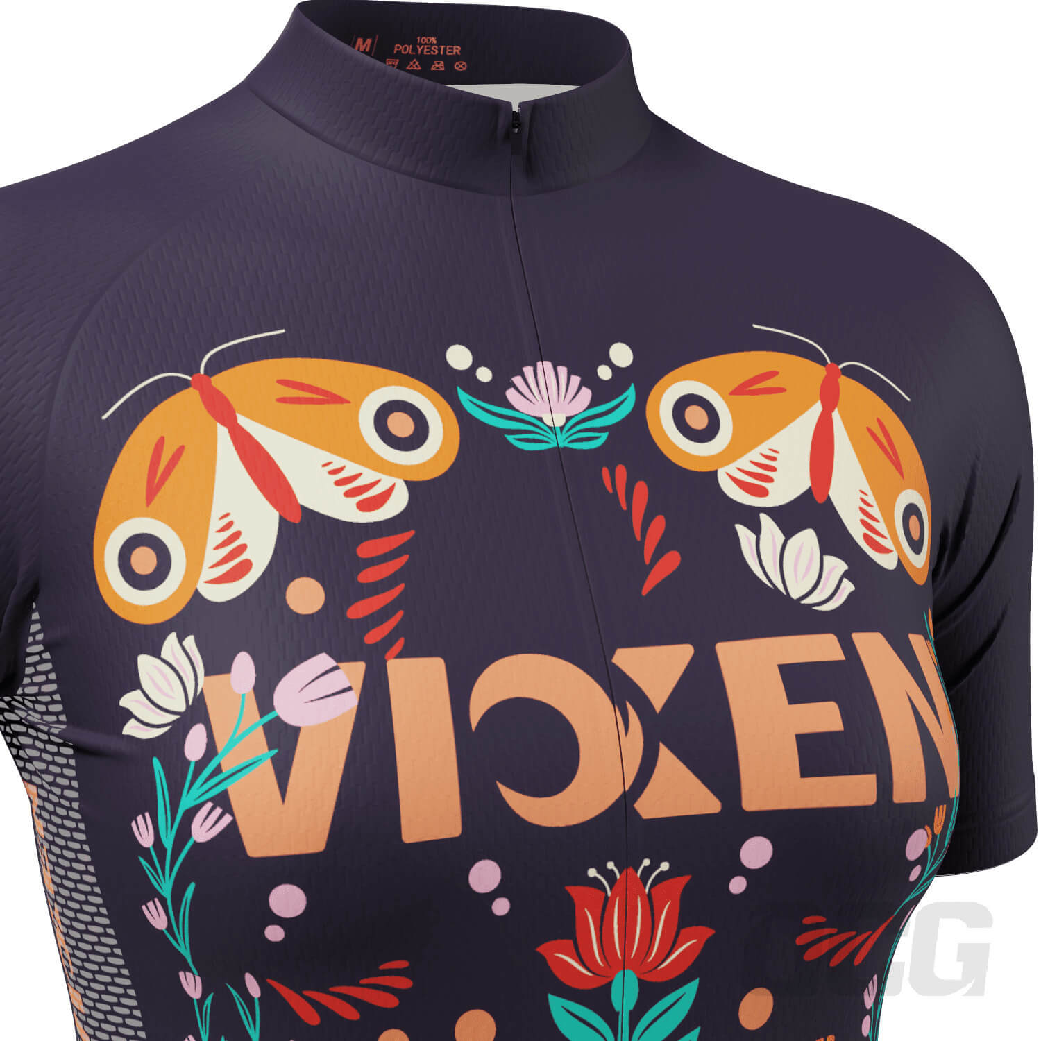 Women's Vixen Butterflies Short Sleeve Cycling Jersey