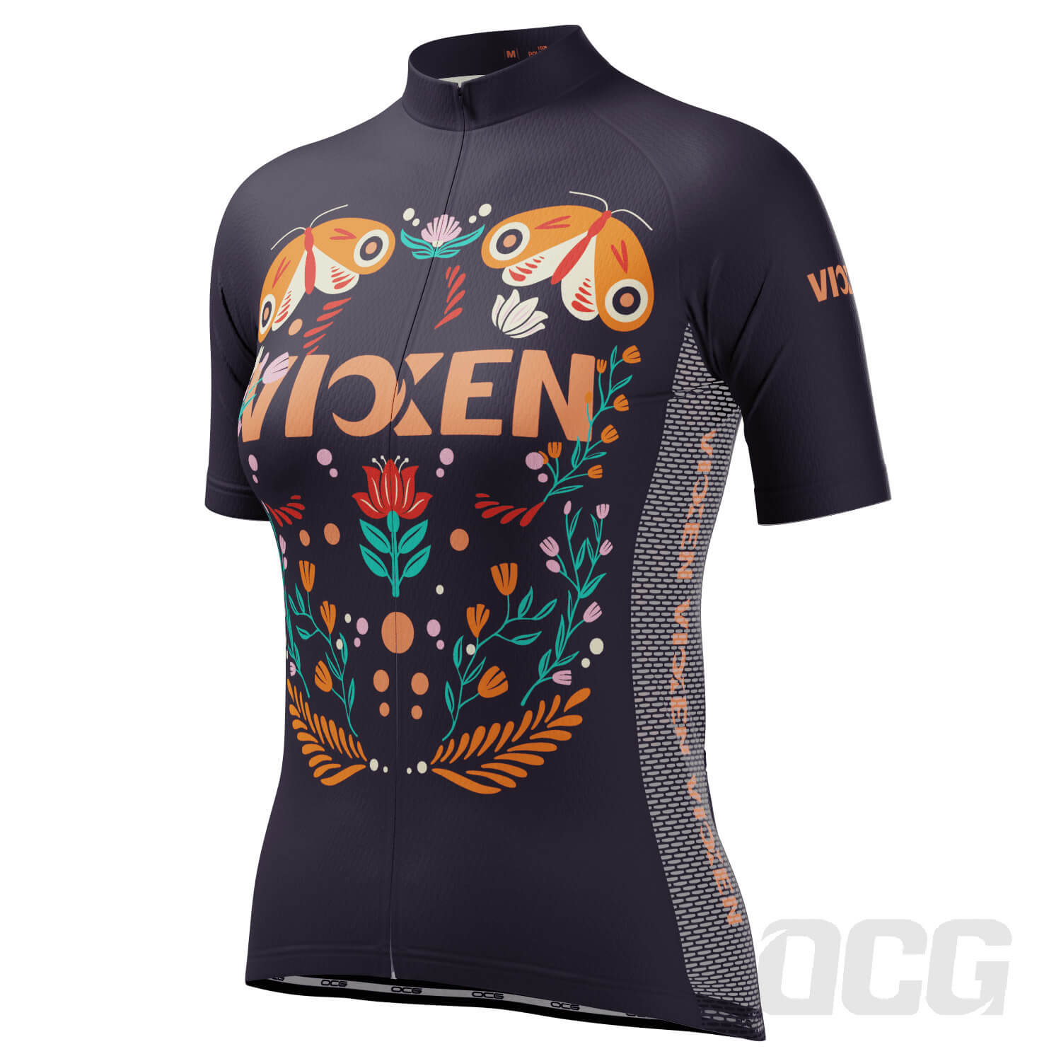 Women's Vixen Butterflies Short Sleeve Cycling Jersey