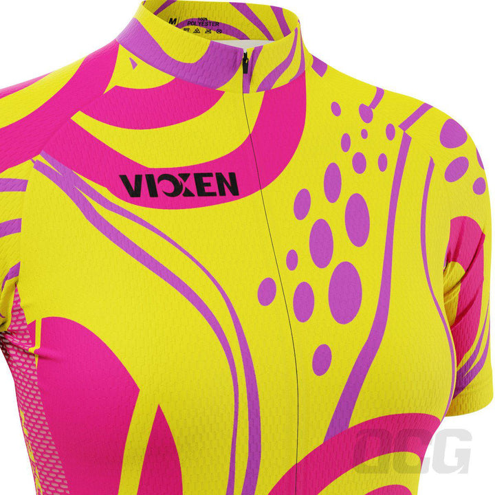 Vixen Women's Scribbles Short Sleeve Cycling Jersey