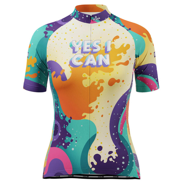 Women's Vixen Yes I Can Short Sleeve Cycling Jersey
