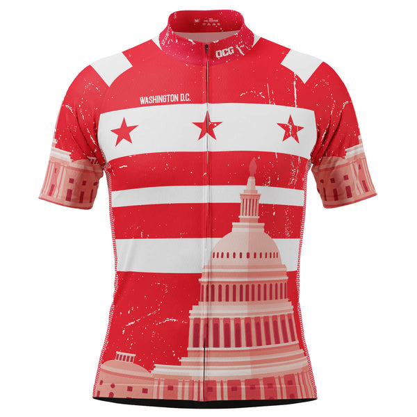 Men's Washington D.C. US District Icon Short Sleeve Cycling Jersey