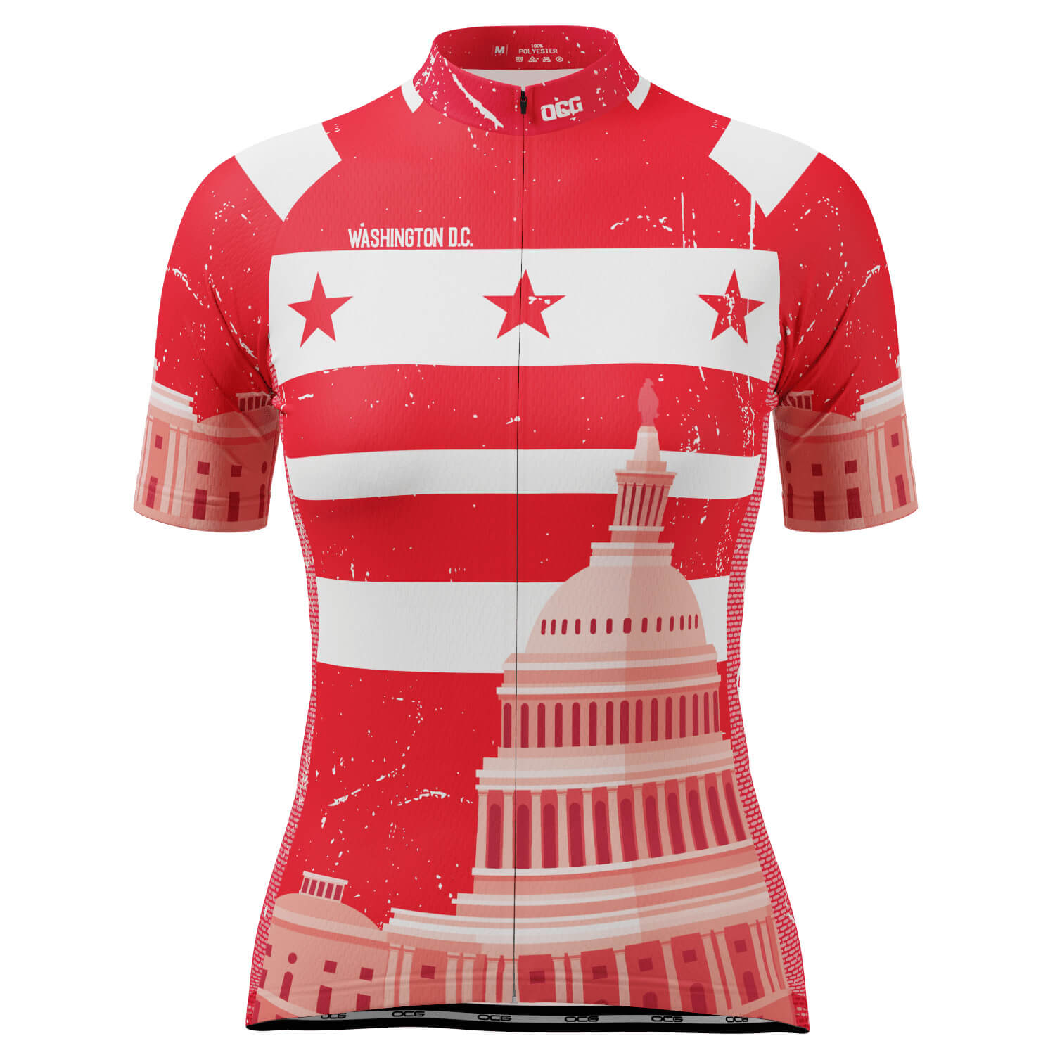 Women's Washington D.C. US District Icon Short Sleeve Cycling Jersey