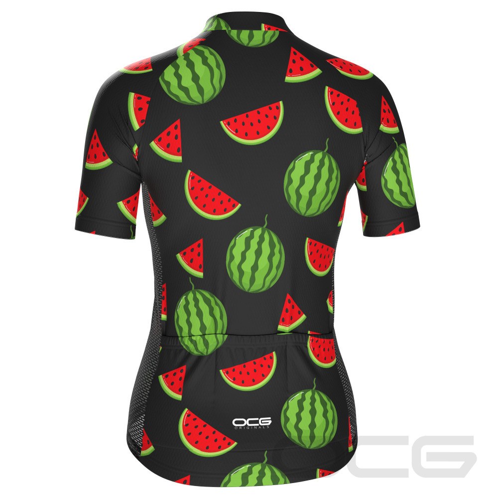 Women's Watermelon Short Sleeve Cycling Jersey
