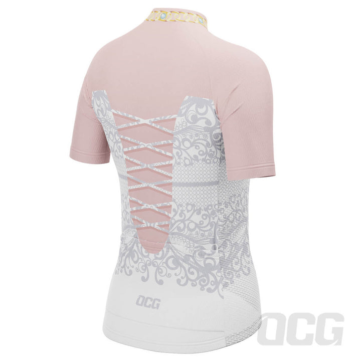 wedding dress cycling jersey Novelty Women's Wedding Dress Bride Short Sleeve Cycling Jersey